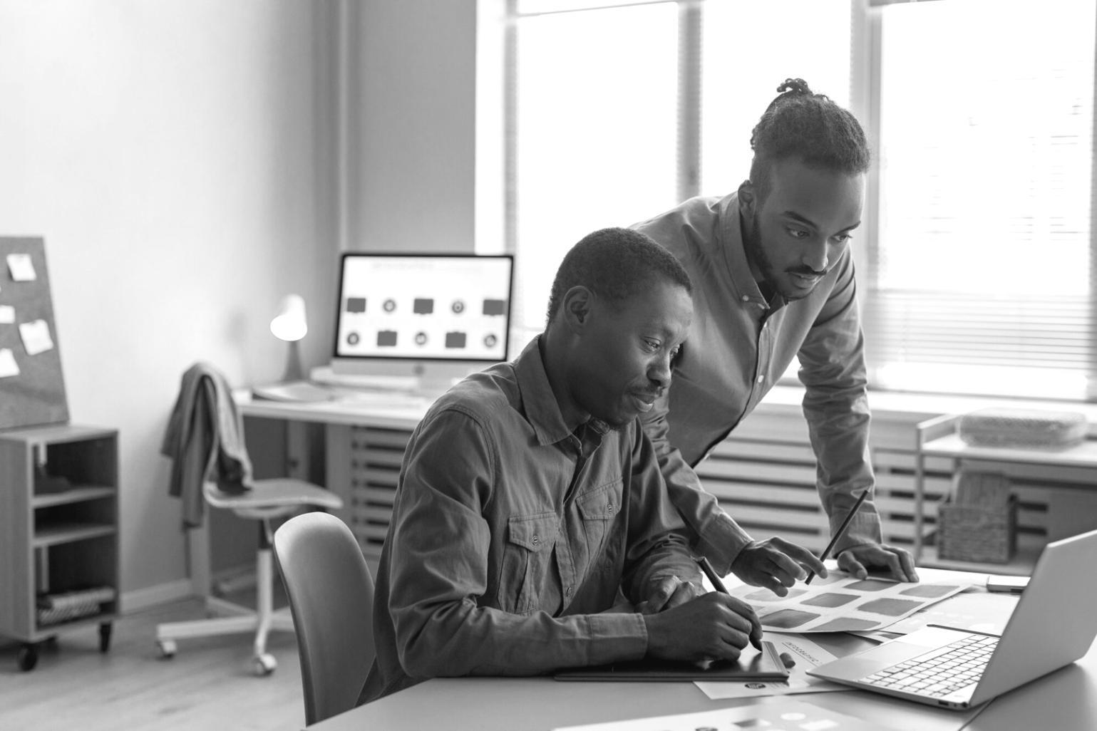 Strategic copywriting process documentation showing content transformation workflow